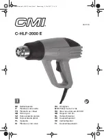 Preview for 1 page of CMi C-HLF-2000 E Original Instructions Manual