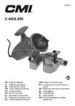 Preview for 1 page of CMi C-KSS-250 Original Instructions Manual