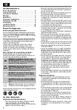 Preview for 6 page of CMi C-KSS-250 Original Instructions Manual