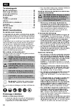 Preview for 60 page of CMi C-TBS-750 Original Instructions Manual