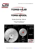 CMi TORQ-HUB Operating Manual preview