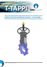 CMO VALVES T-TAPPI Series Instruction And Maintenance Manual preview