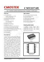 Preview for 1 page of CMOSTEK CMT2157AW Manual