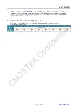 Preview for 181 page of CMOSTEK CMT2380F17 Manual