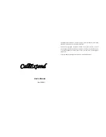 Preview for 22 page of CMP CallExtend User Manual