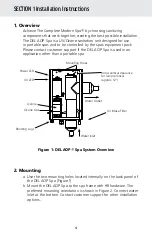 Предварительный просмотр 4 страницы CMP DEL AOP SPA SES-UP-T Series Installation Instructions & Product Manual