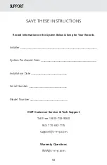 Preview for 10 page of CMP DEL UV SPA Installation Instructions & Product Manual