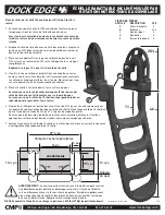 Preview for 1 page of CMP Dock Edge 2084F Assembly Instructions