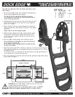 Preview for 2 page of CMP Dock Edge 2084F Assembly Instructions