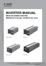 Preview for 1 page of CMP MSW-1000 Manual