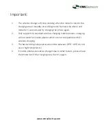 Preview for 6 page of CMS Electracom QU004-10 User Manual