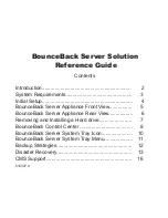 Cms Products BounceBack User Manual preview