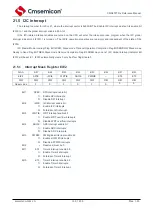 Предварительный просмотр 189 страницы Cmsemicon CMS80F731 Series Reference Manual