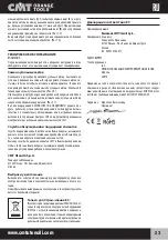 Preview for 23 page of CMT ORANGE TOOLS CMT10 Operating Instructions Manual