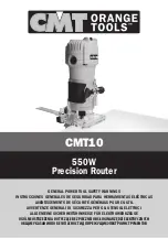 Preview for 25 page of CMT ORANGE TOOLS CMT10 Operating Instructions Manual