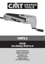 CMT ORANGE TOOLS CMT11 Operating Instructions Manual preview