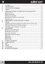 Предварительный просмотр 20 страницы CMT ORANGE TOOLS CMT11 Operating Instructions Manual