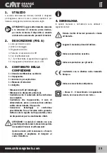 Предварительный просмотр 29 страницы CMT ORANGE TOOLS CMT11 Operating Instructions Manual