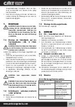 Предварительный просмотр 39 страницы CMT ORANGE TOOLS CMT11 Operating Instructions Manual