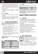 Предварительный просмотр 54 страницы CMT ORANGE TOOLS CMT11 Operating Instructions Manual