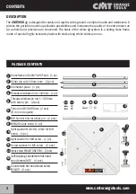 Предварительный просмотр 2 страницы CMT ORANGE TOOLS CMT3000 Operating Instructions Manual