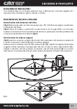 Предварительный просмотр 23 страницы CMT ORANGE TOOLS CMT3000 Operating Instructions Manual