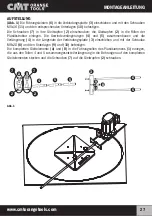 Предварительный просмотр 27 страницы CMT ORANGE TOOLS CMT3000 Operating Instructions Manual