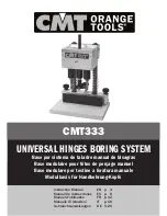 CMT ORANGE TOOLS CMT333 Instruction Manual preview