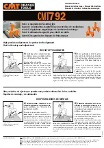 Preview for 1 page of CMT ORANGE TOOLS CMT792 Instruction Manual