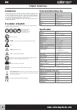 Предварительный просмотр 8 страницы CMT ORANGE TOOLS CMT7E Manual