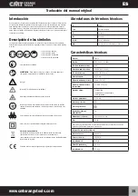 Предварительный просмотр 15 страницы CMT ORANGE TOOLS CMT7E Manual