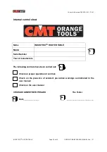 Preview for 65 page of CMT ORANGE TOOLS Industrio User And Maintenance Manual