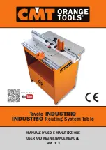 Preview for 1 page of CMT INDUSTRIO CMT7E User And Maintenance Manual