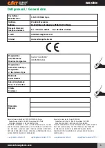 Preview for 5 page of CMT INDUSTRIO CMT7E User And Maintenance Manual