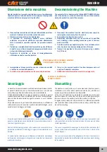 Preview for 43 page of CMT INDUSTRIO CMT7E User And Maintenance Manual