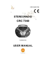 Preview for 1 page of CMX CRC 7360 User Manual