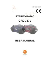 CMX CRC 7370 User Manual preview