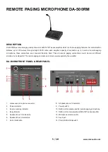 Предварительный просмотр 5 страницы CMX DA-120MT Installation And Operation Manual