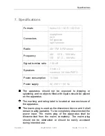 Preview for 15 page of CMX MSC 7320 User Manual