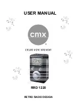 CMX RRD 1220 User Manual preview