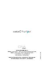 Preview for 144 page of CNA Group CATA Purifyer DREAM Installation, Use And Maintenance Instructions