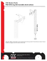 Предварительный просмотр 3 страницы CNC Router Parts PRO4896 Assembly Instructions Manual