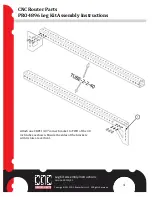 Предварительный просмотр 4 страницы CNC Router Parts PRO4896 Assembly Instructions Manual