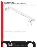 Предварительный просмотр 6 страницы CNC Router Parts PRO4896 Assembly Instructions Manual