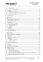 Preview for 5 page of CNC-Step AceroDURO 100/S100 Operating Instructions Manual