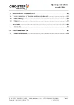 Preview for 6 page of CNC-Step AceroDURO 100/S100 Operating Instructions Manual