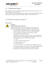 Preview for 10 page of CNC-Step AceroDURO 100/S100 Operating Instructions Manual