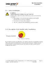 Preview for 21 page of CNC-Step AceroDURO 100/S100 Operating Instructions Manual