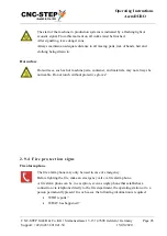 Preview for 26 page of CNC-Step AceroDURO 100/S100 Operating Instructions Manual