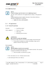 Preview for 53 page of CNC-Step AceroDURO 100/S100 Operating Instructions Manual